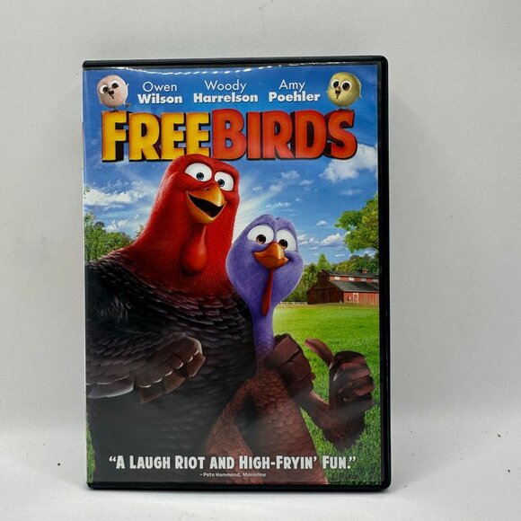 Free Birds DVD Owen Wilson Woody Harrelson & Amy Poehler Rated PG Widescreen - Picture 1 of 3